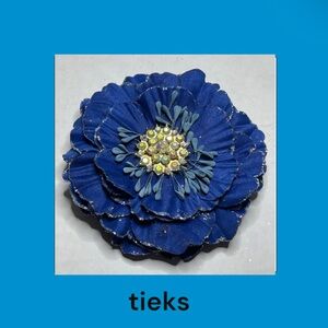 Tieks Blue Flower